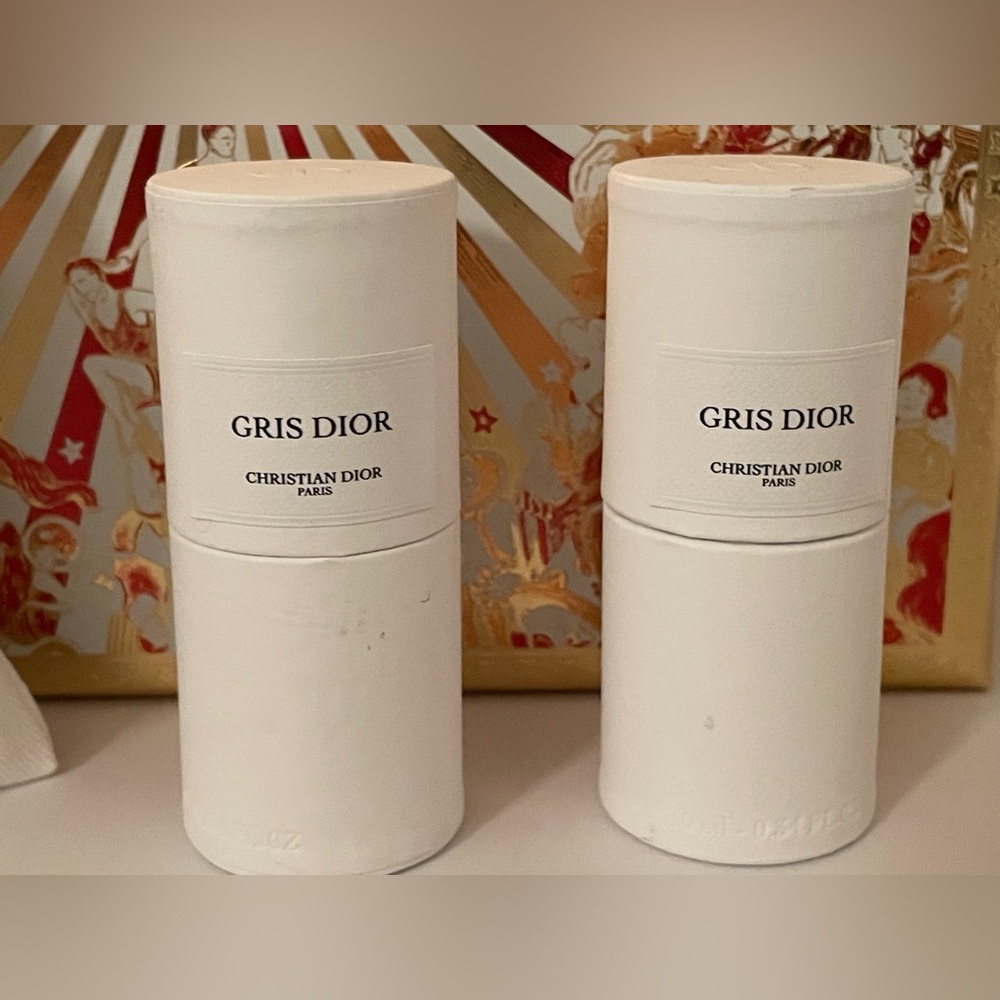 CHRISTIAN Dior Gris Dior Containers & Dior Drawstring Bundle NEW - Picture 2 of 4